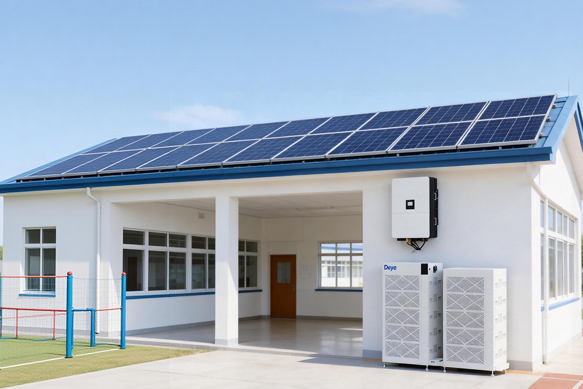 school solar storage system