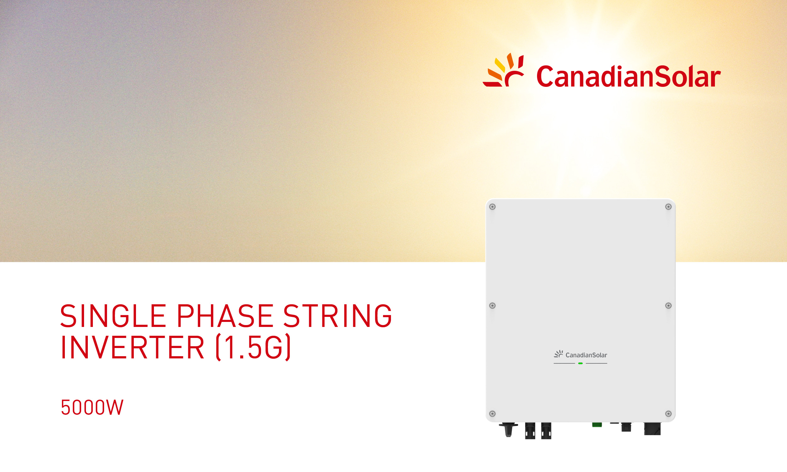 Canadian Inverters Grid Tie Kw Kw Kw Single Phase Solar Inverter