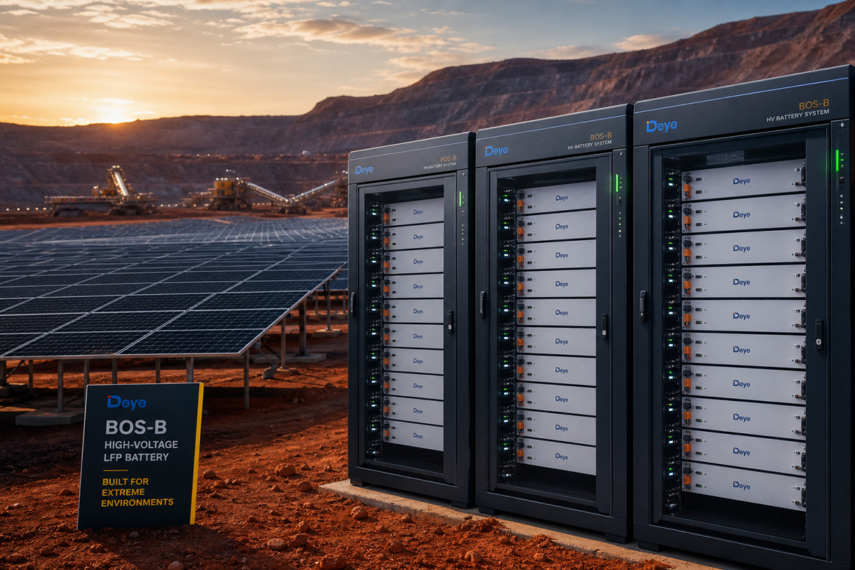 500 kW 1,028 kWh C&I hybrid energy storage system for mining operations