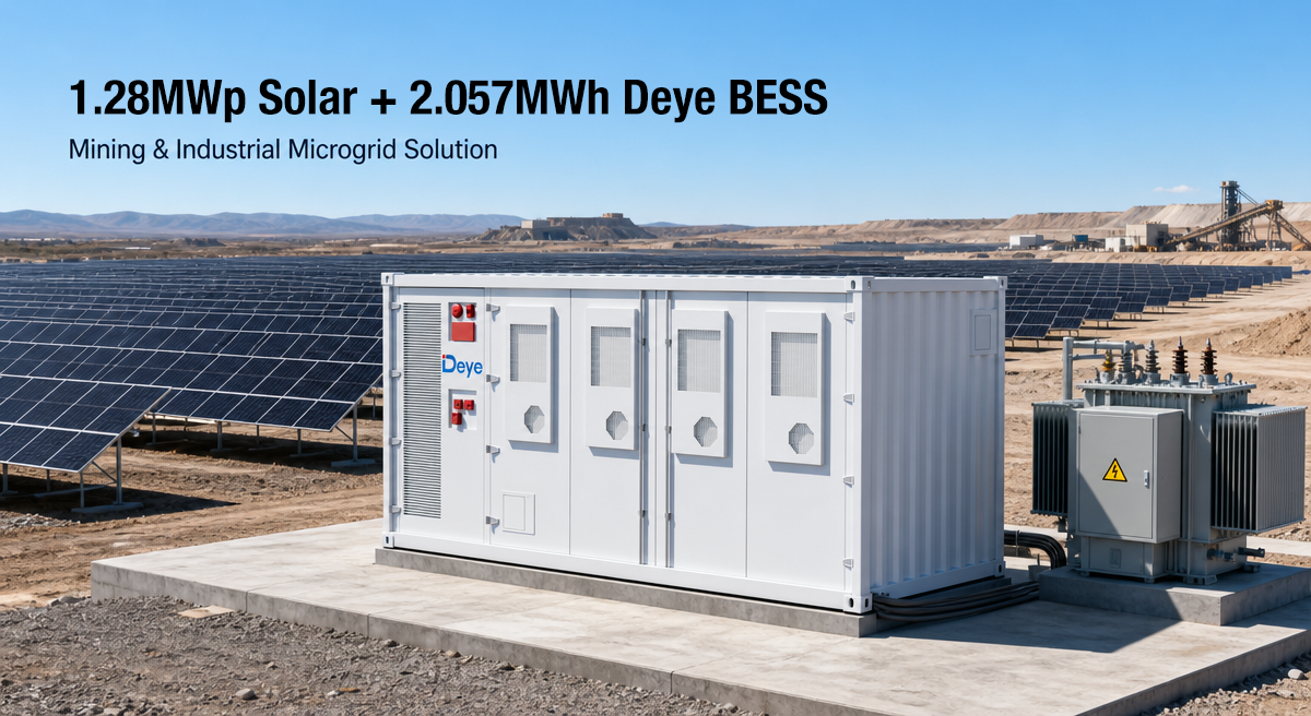 Mining Solar + BESS Microgrid 2mwh