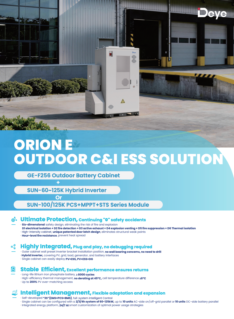Deye ORION E OUTDOOR C&I ESS SOLUTION
