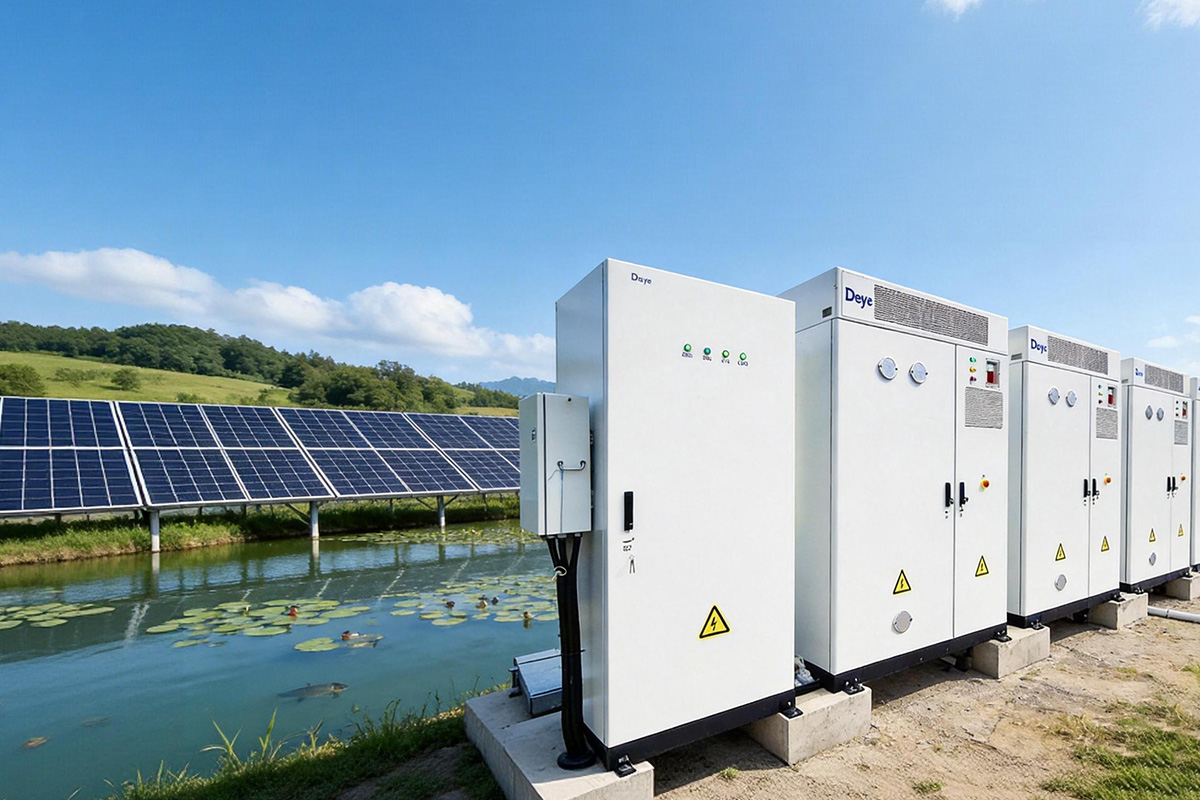 fish fram PV ESS solar storage system