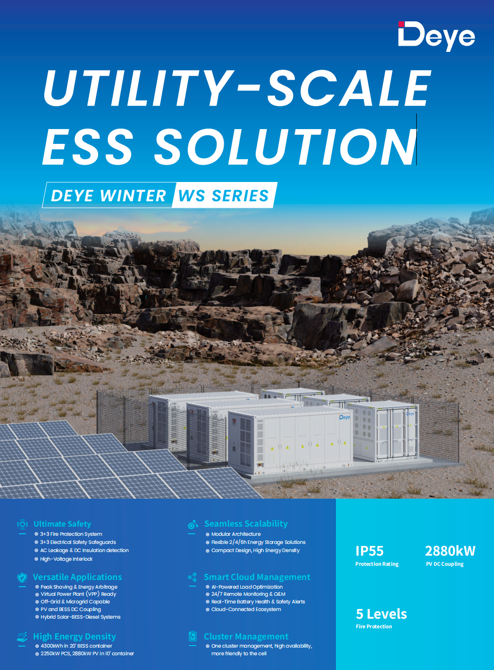 deye UTILITY-SCALE ESS SOLUTION
