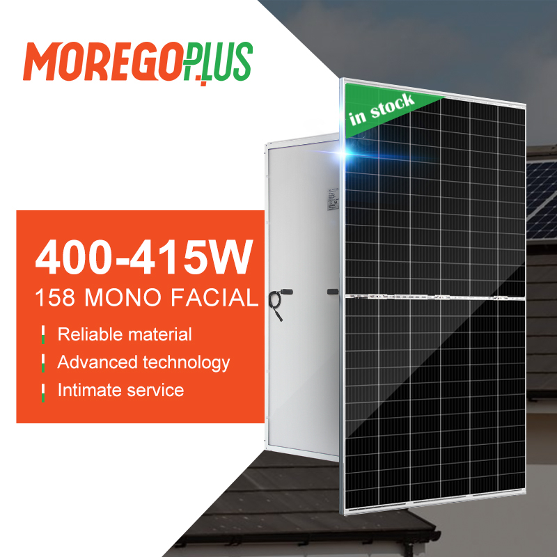 Moregosolar 158mm Mono Solar Cell 72 Module Solar Panels 400 Watt 405W