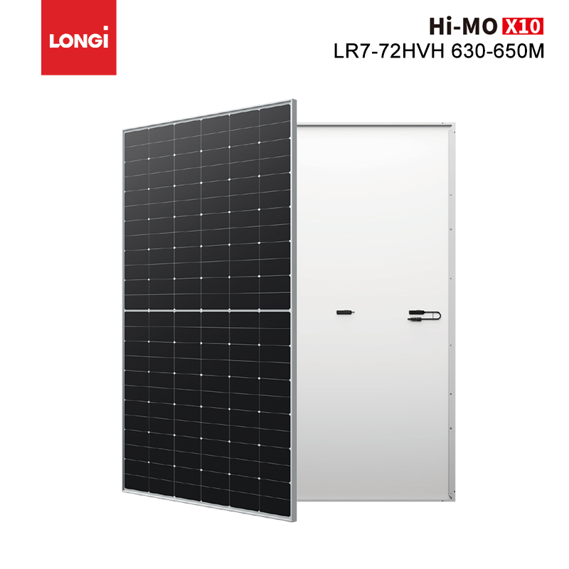 Longi Himo X10 HPBC 2.0 650W 645W 640W Solar Panel Modules PV d'effie et d'effuyisance plus élevés