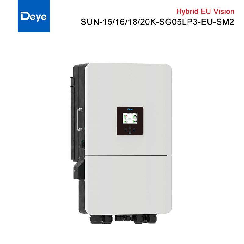 Deye 100% Unbalanced Output 20W 18kW 16kW 15kW 14kW On Off Grid Three Phase Hybrid Inverter Price 48V Low Voltage Battery