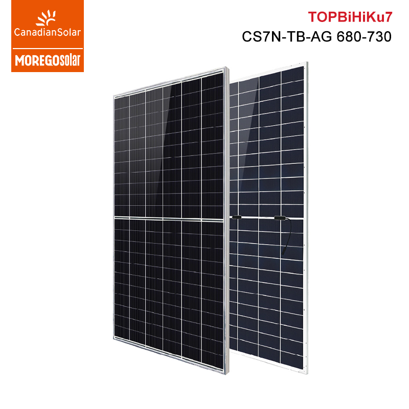 Canadian Solar TOPBiHiKu7 N-Typ TOPCon Solarmodule 730 W 725 W 720 W 715 W bifaziale PV-Module