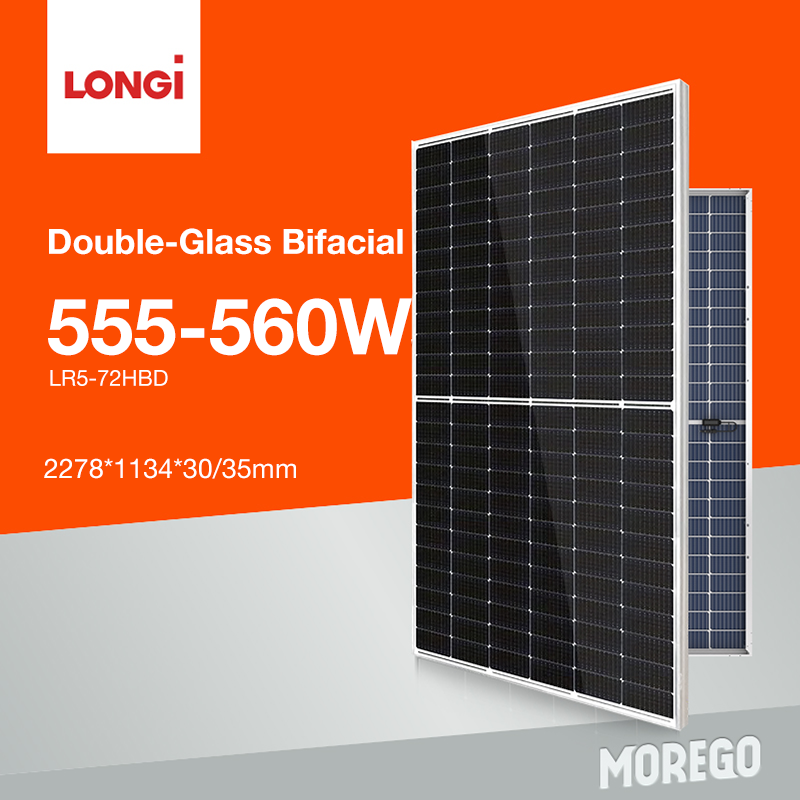 Longi stock solar panel 555w 560w
