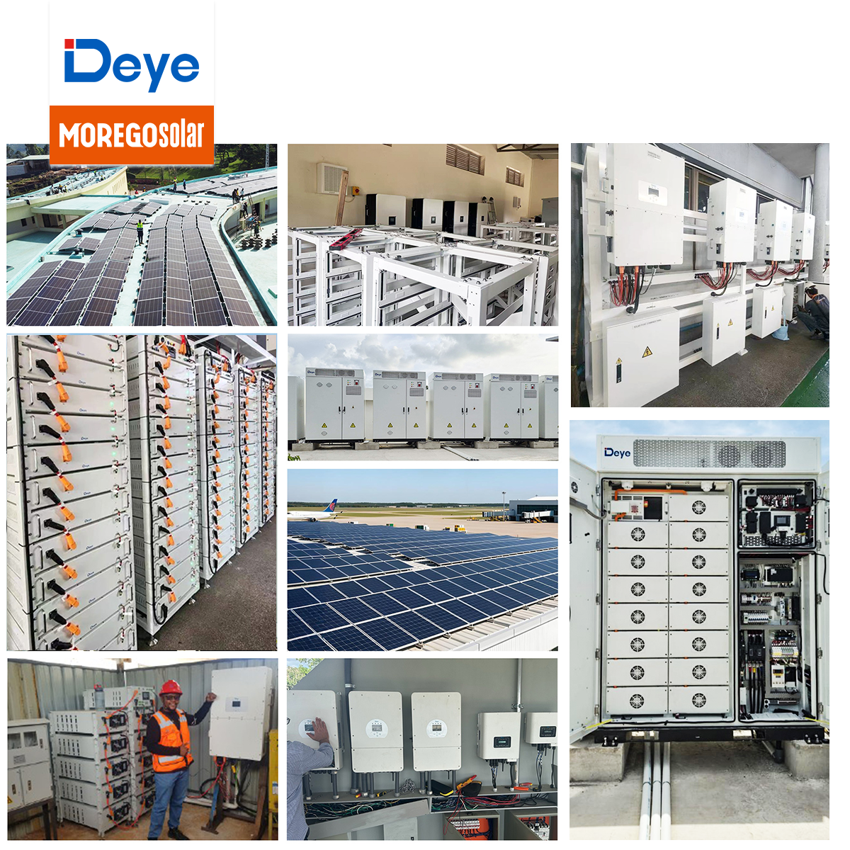 Morego Solar Hospital Backup Power System 30kW 100kW 258kWh LiFePO4 Battery Uninterruptible Energy Storage for Africa