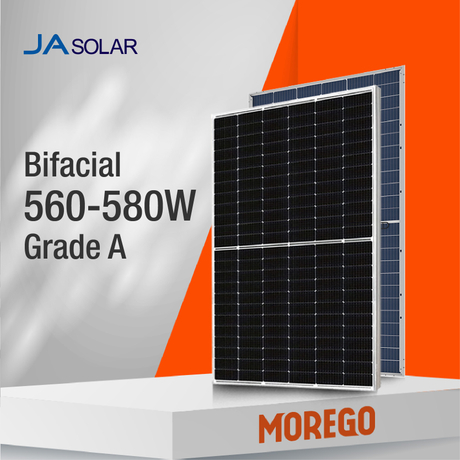 JA Solar LB Series Bifacial 565W 560W 575W 570W 580W Double Glass Solar ...