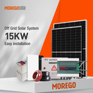 Moregosolar solar energy system 15kw Off Grid Solar Power Battery System 