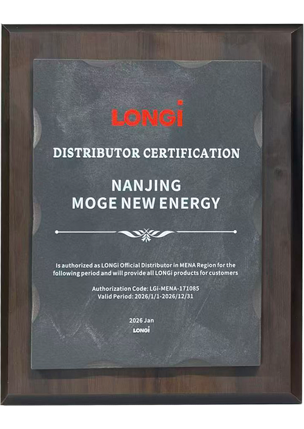 Longi distributor Middle East Moregosolar