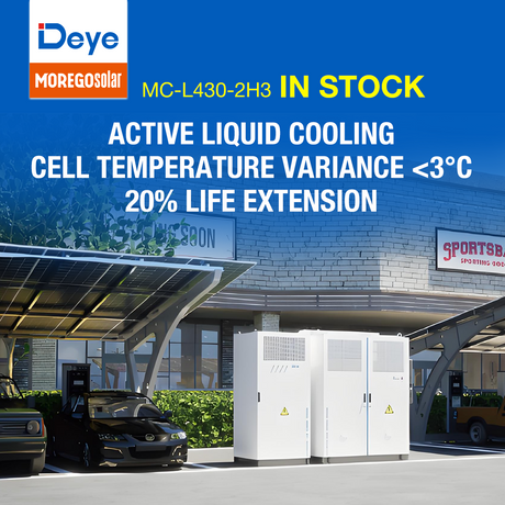 Deye MC-L430-2H3 200kW 430kWh C&I Liquid Cooling Battery Storage Cabinet All-in-One Outdoor ESS Moge Authorized Distributor