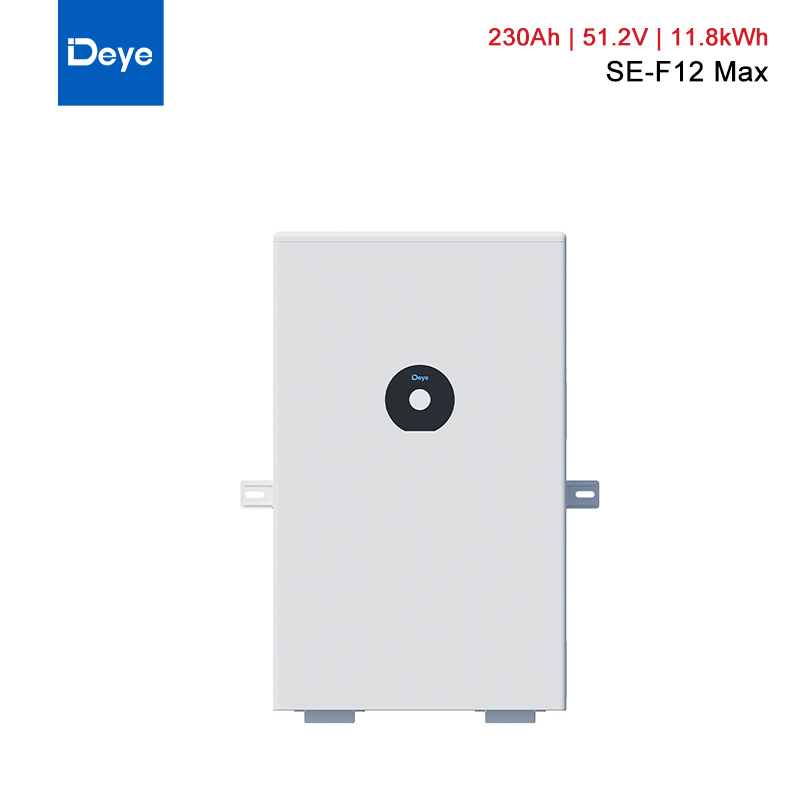 Deye LiFePO4 51.2V 230Ah 11.8kWh SE-F12 Lithium Battery Smart Energy Power Home Max 32 Pcs in Parallel