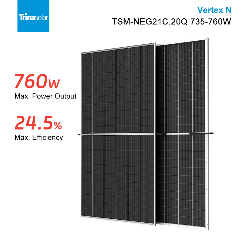TSM-NEG21C.20Q 735-760W N-type i-TOPCon Ultra Bifacial Dual Glass Module