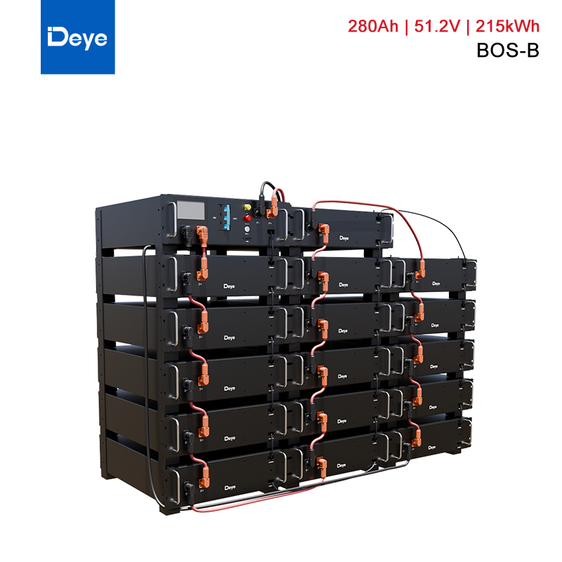 Deye Industrial and commercial BOS-B 215kwh 280A PV Lithium Solar Battery for C&I Energy Storage Solution 
