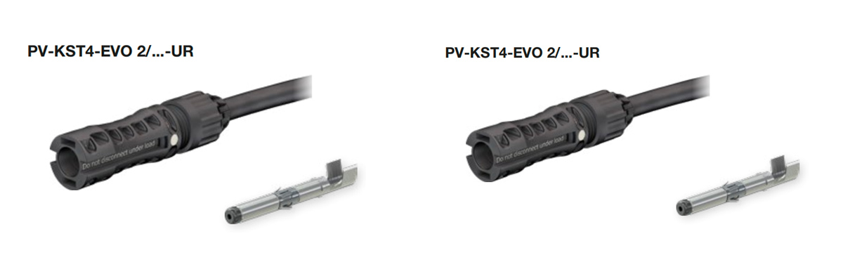 meal and female cable coupler PV-KST4-EVO 2
