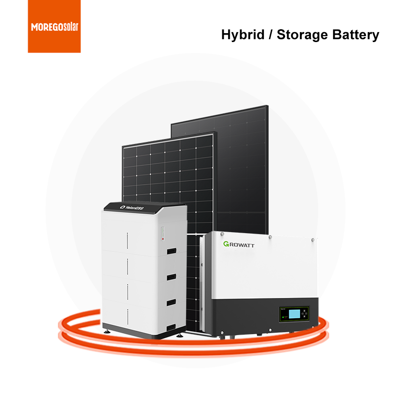 Moregosolar Hybrid Solar Storage Energy Systems 5KW 6KW with Lithium Ion Battery