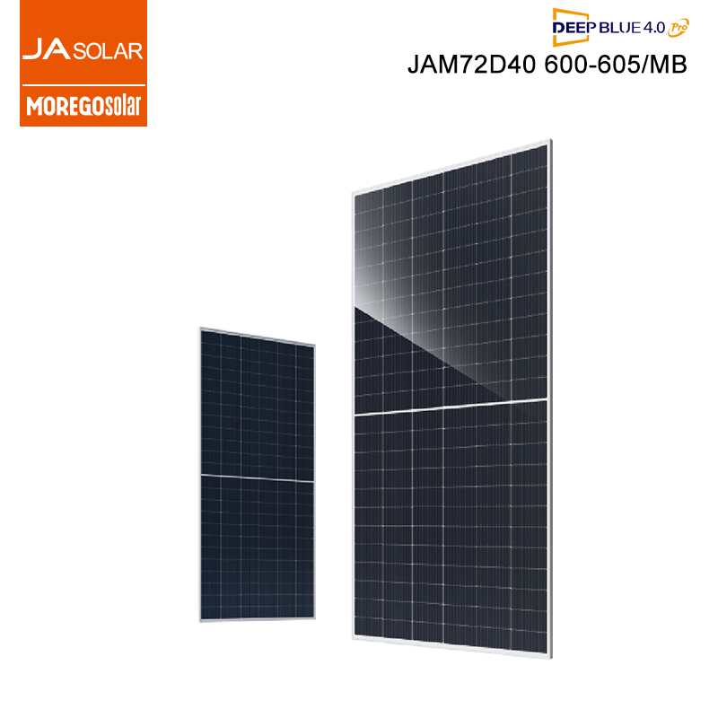 JA solar Painel solar bifacial tipo 182 N 600W 605W vidro duplo solar panels