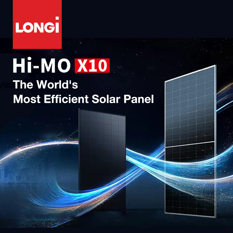 Longi Himo X10 Scientist 670W 665W 660W Solar Panel HPBC 2.0 Cellule photovoltaïque