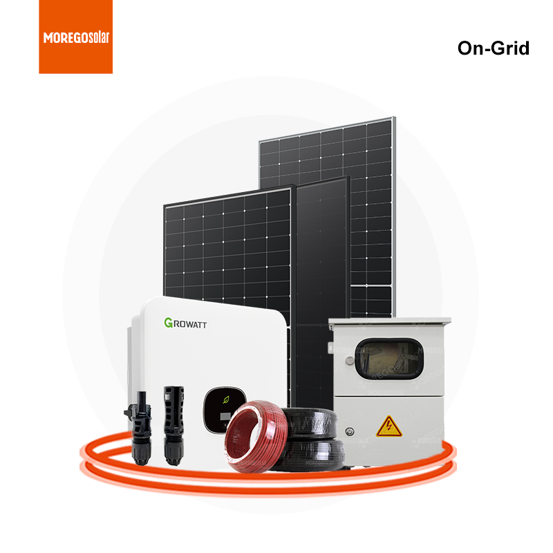 Moregosolar Grid-tie Solar Panel System 15KW 20KW 25KW On Grid Solar Energy Systems