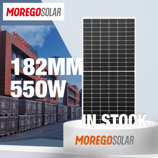 Moregoplus 182mm Mono Half Cut High efficiency Solar Panel 535W 540W 545W 550W for Solar Power Plant