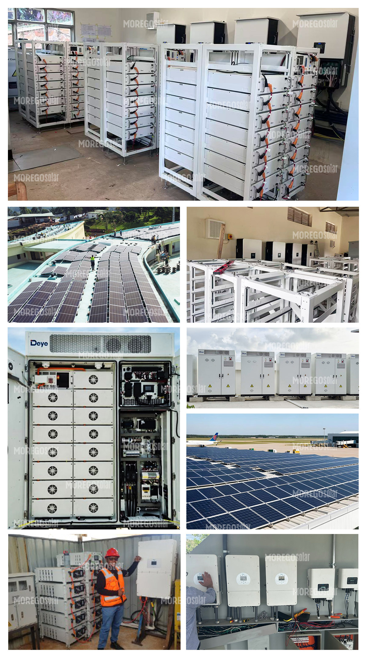 Industrial solar battery storage system Projects