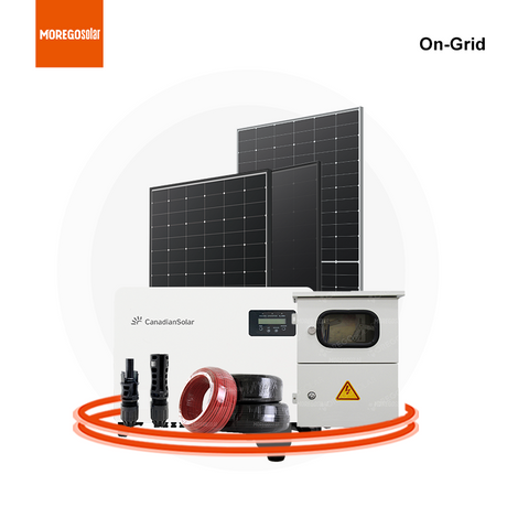 Moregosolar High Quality Solar Panel on Grid Inverter 40KW 50KW 60KW Home Solar Systems for Sale