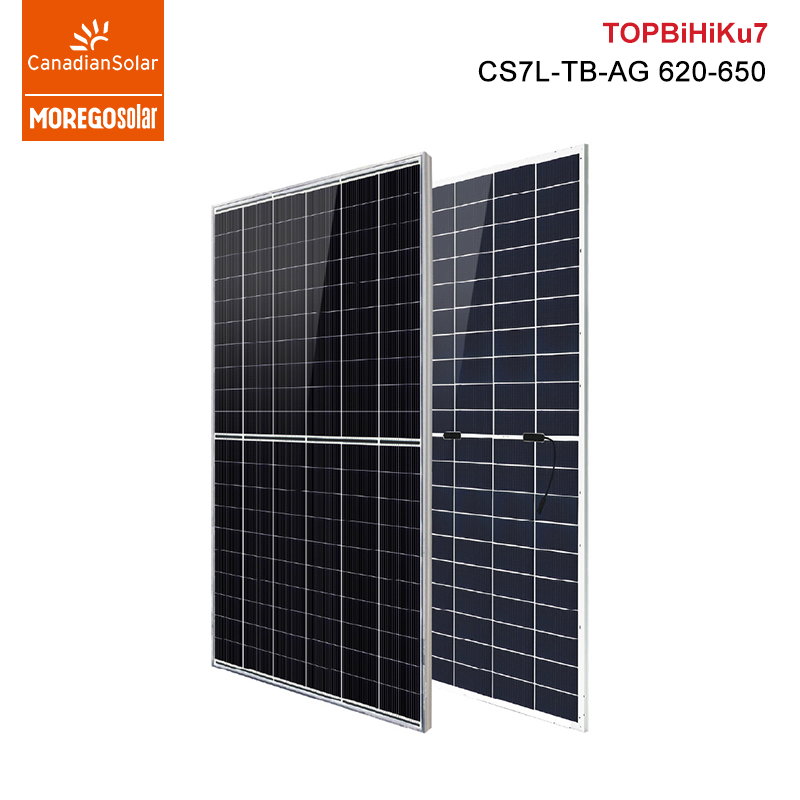 Canadian Solar TOPBiHiKu7 N-Typ TOPCon Bifacial PV-Modul 650 W 645 W 640 W 635 W Panels